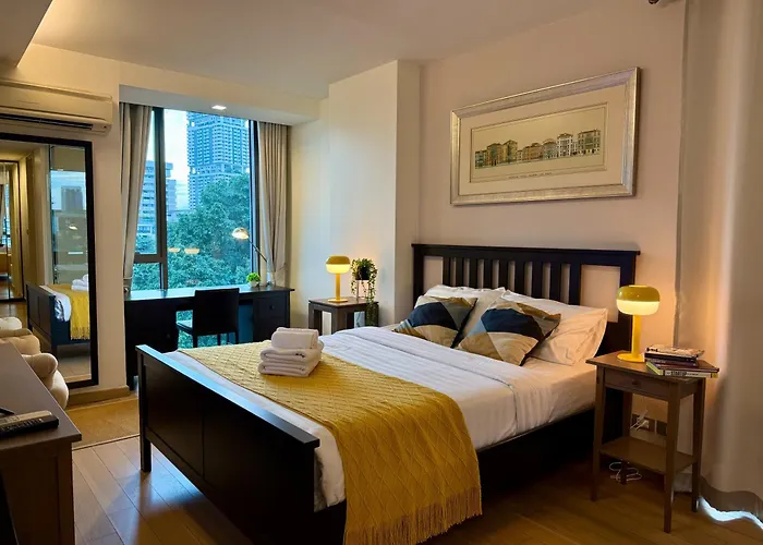 Cozy Spacious 1br 3pax Gardenview, 700m Bts Thonglo, Samitivej, Skv49, Fast Wifi アパート バンコク都