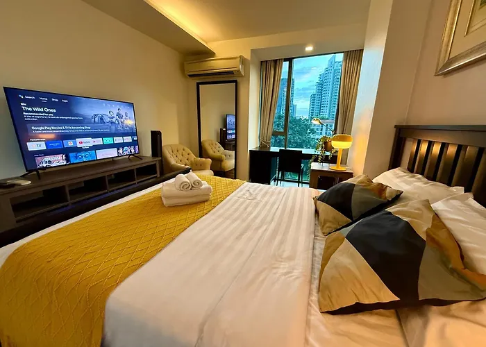 Cozy Spacious 1br 3pax Gardenview, 700m Bts Thonglo, Samitivej, Skv49, Fast Wifi バンコク都