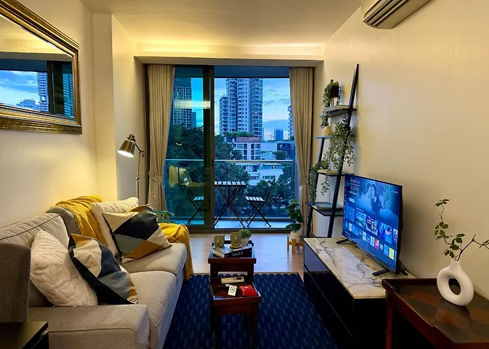 Cozy Spacious 1br 3pax Gardenview, 700m Bts Thonglo, Samitivej, Skv49, Fast Wifi *