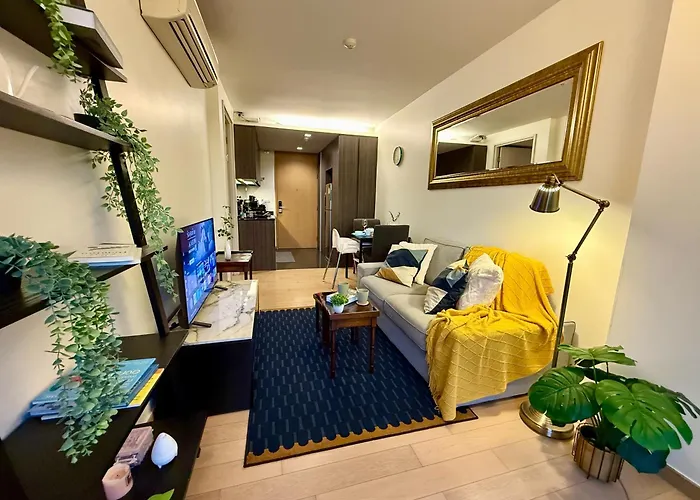 Cozy Spacious 1br 3pax Gardenview, 700m Bts Thonglo, Samitivej, Skv49, Fast Wifi *