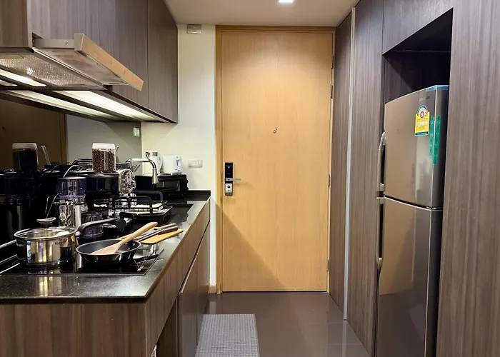 Cozy Spacious 1br 3pax Gardenview, 700m Bts Thonglo, Samitivej, Skv49, Fast Wifi アパート *
