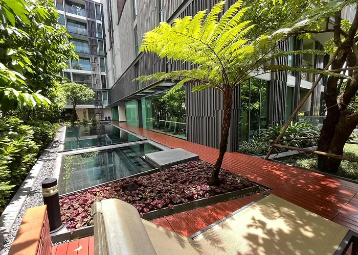 Cozy Spacious 1br 3pax Gardenview, 700m Bts Thonglo, Samitivej, Skv49, Fast Wifi * バンコク都