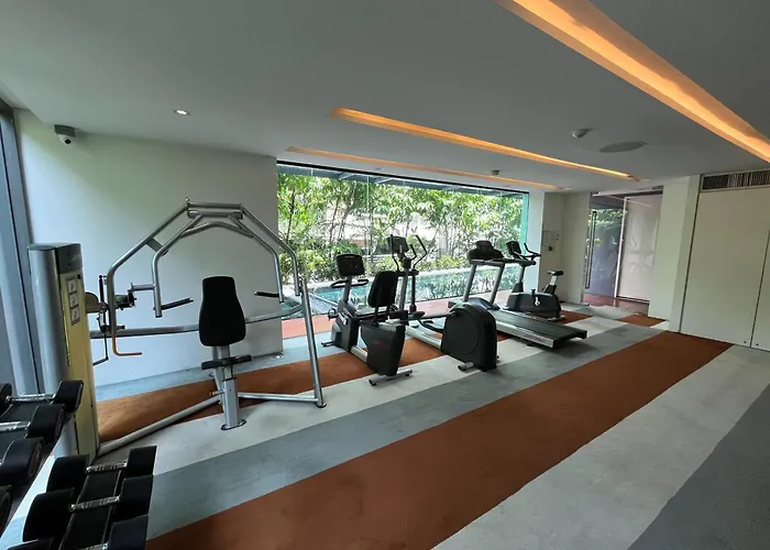 アパート Cozy Spacious 1br 3pax Gardenview, 700m Bts Thonglo, Samitivej, Skv49, Fast Wifi バンコク都